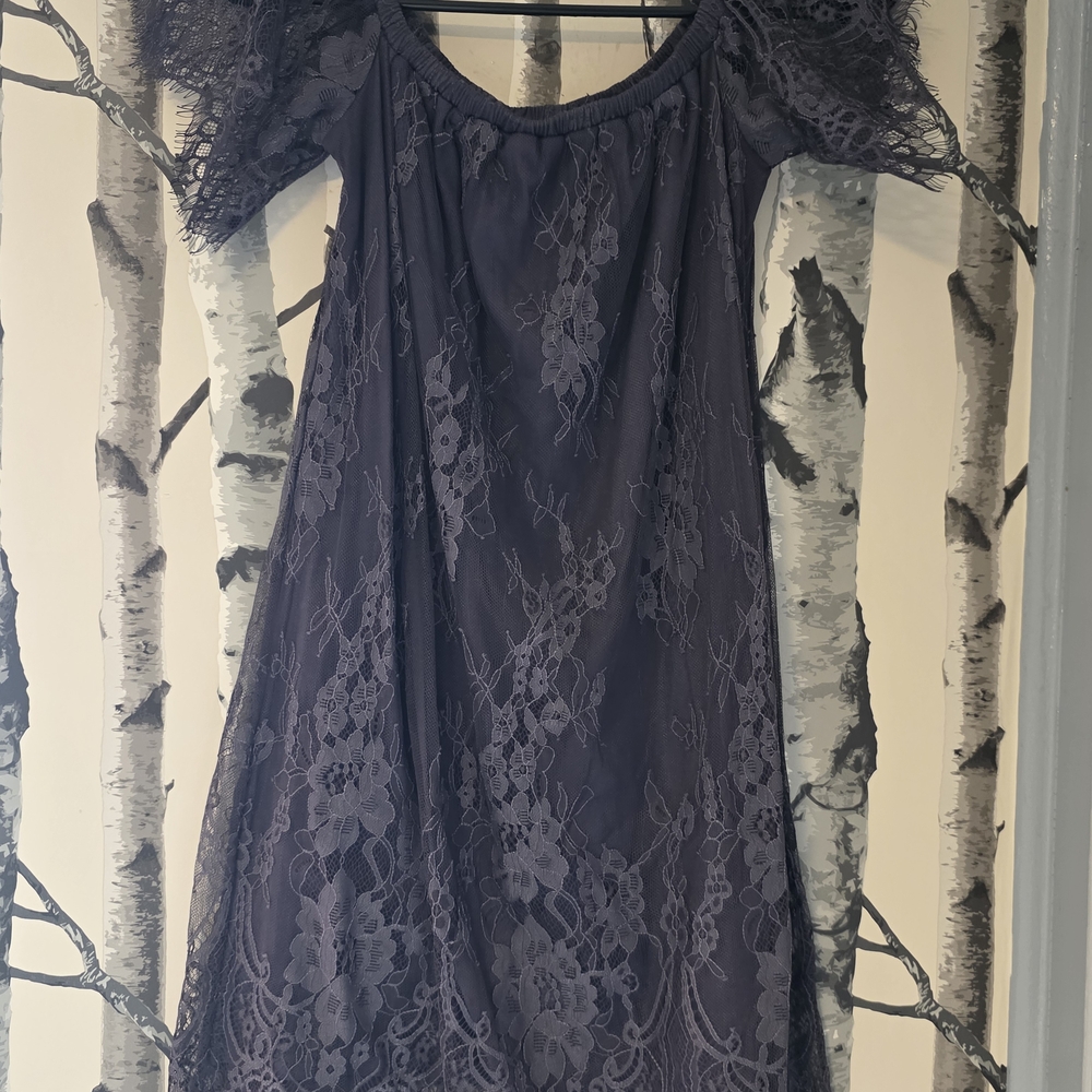 Elegant Lace Off-Shoulder Dress